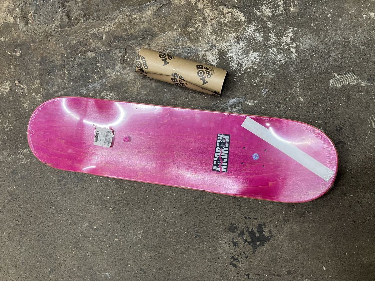 HOCKEY スケートボード デッキ デッキテープ付き　スケボー ファッキンオウセム Supreme ステッカー付き　新品未使用 Skateboard_画像2