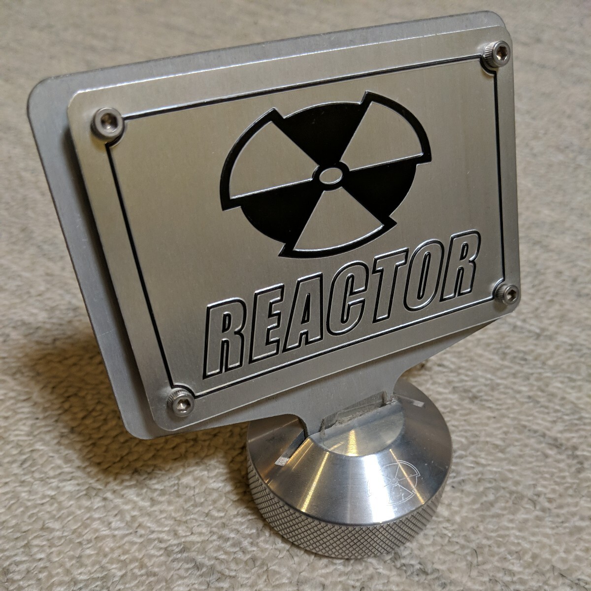 REACTOR　リアクター　メタル　ロゴディスプレイ　サインプレート　時計　サーフィン_画像1