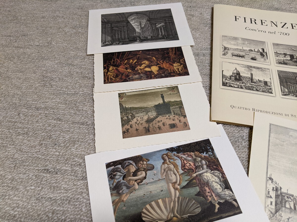 フィレンツェ　ウフィツィ美術館　絵画　ポストカード各種セット　イタリア_画像2
