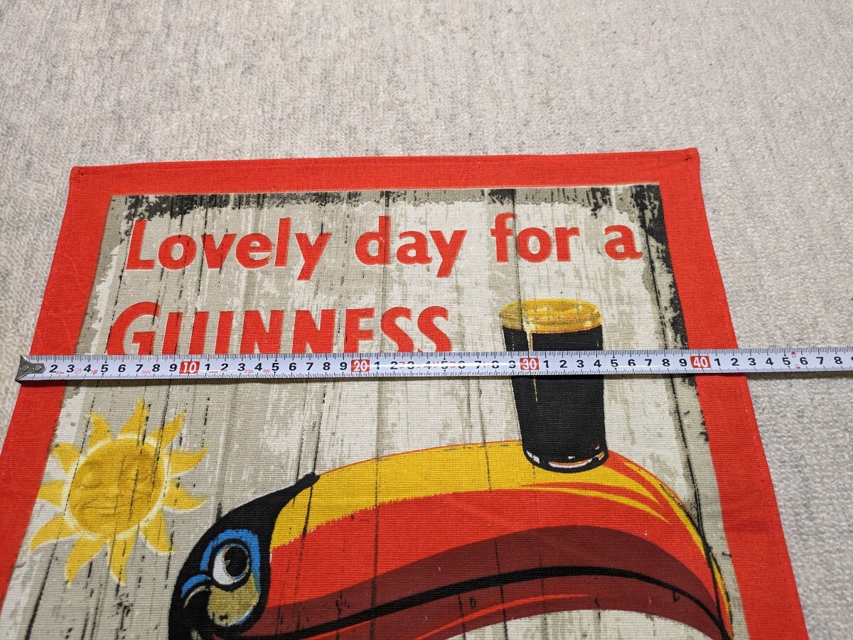 GUINNESS　ギネスビール　タペストリー　布製　アイルランド本社_画像7