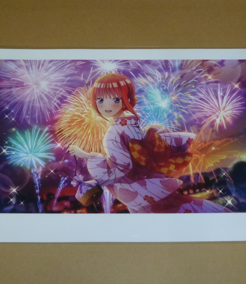 五等分の花嫁 中野二乃◆20◆切抜ラミネート処理品 保護品の画像2