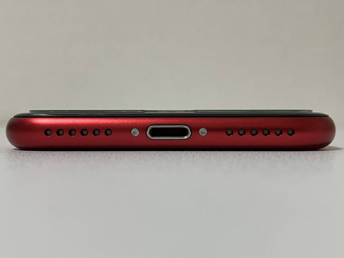 SIMフリー iPhoneSE2 128GB Product Red シムフリー アイフォンSE 2 第二世代 第2世代 レッド docomo au softbank SIMロックなし A2296 87%の画像4