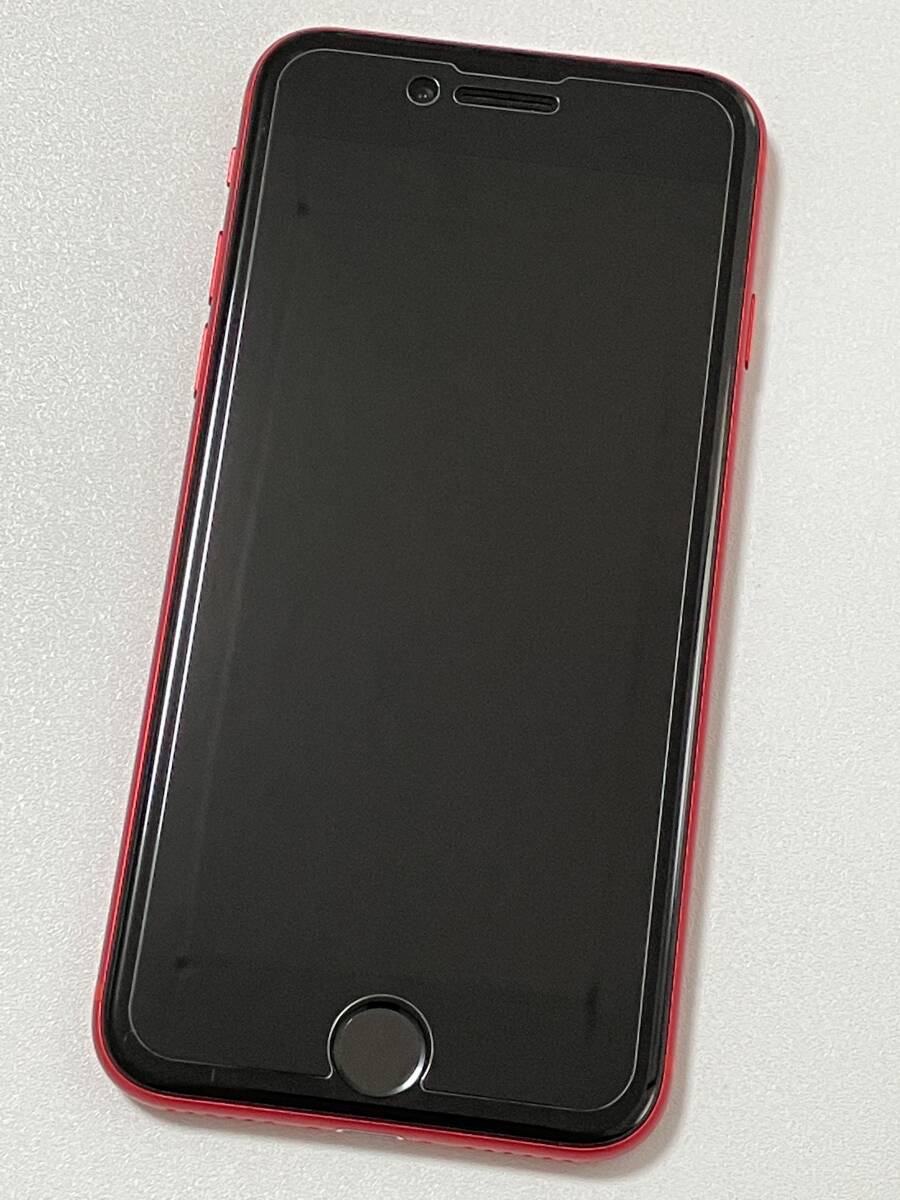 SIMフリー iPhoneSE2 64GB Product Red シムフリー アイフォンSE 2 第二世代 第2世代 レッド softbank docomo au SIMロックなし A2296 94%_画像2