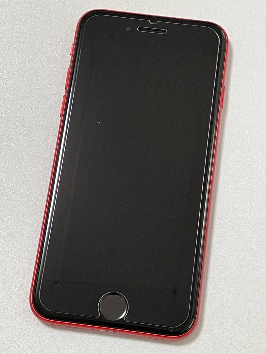 SIMフリー iPhoneSE2 128GB Product Red シムフリー アイフォンSE 2 第二世代 第2世代 レッド docomo au softbank SIMロックなし A2296 87%の画像2