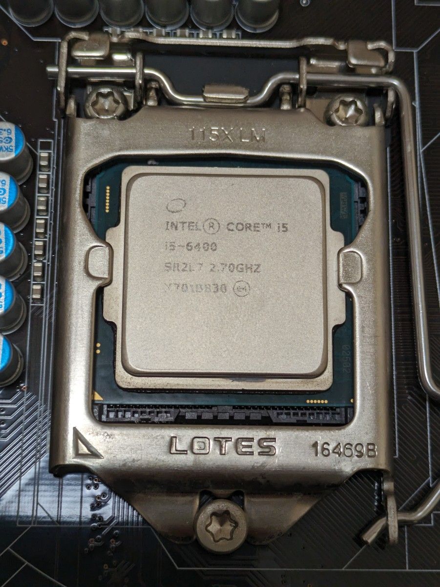 【中古】BIOS起動確認済　H110D4-M01 マザーボード&i5 6400のセット