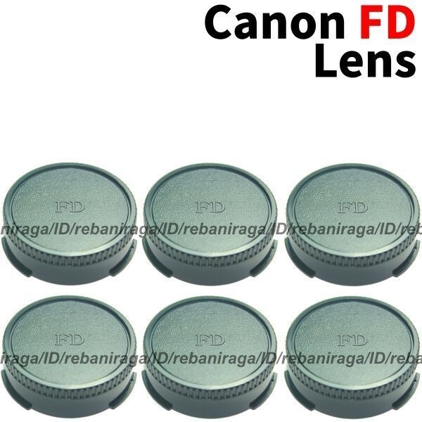 キヤノン FDマウント レンズリアキャップ 6 Canon キャノン FD キャップ リアキャップ レンズキャップ 互換品の画像1