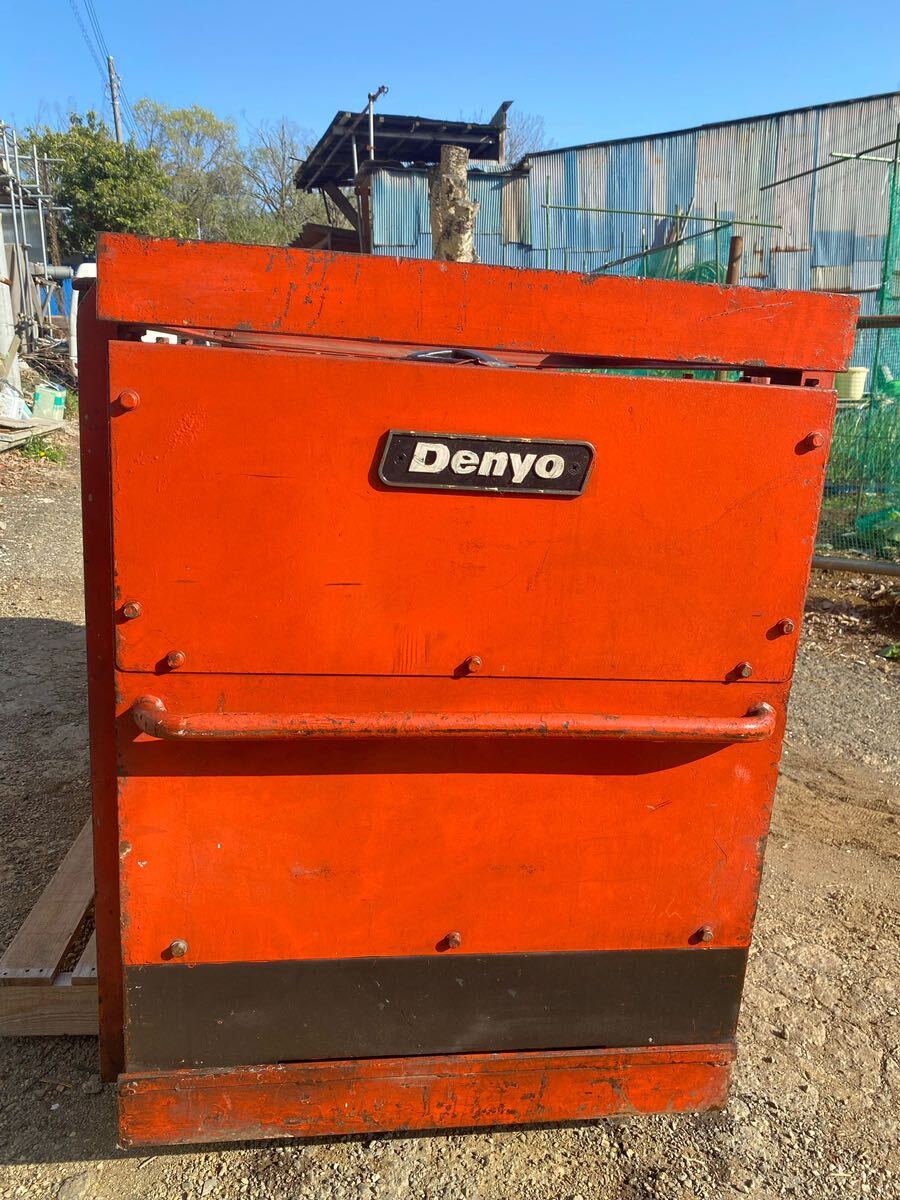 DENYO Denyo SLW-350SSW engine welding generator operation verification ending three-phase 200V / 100V used 