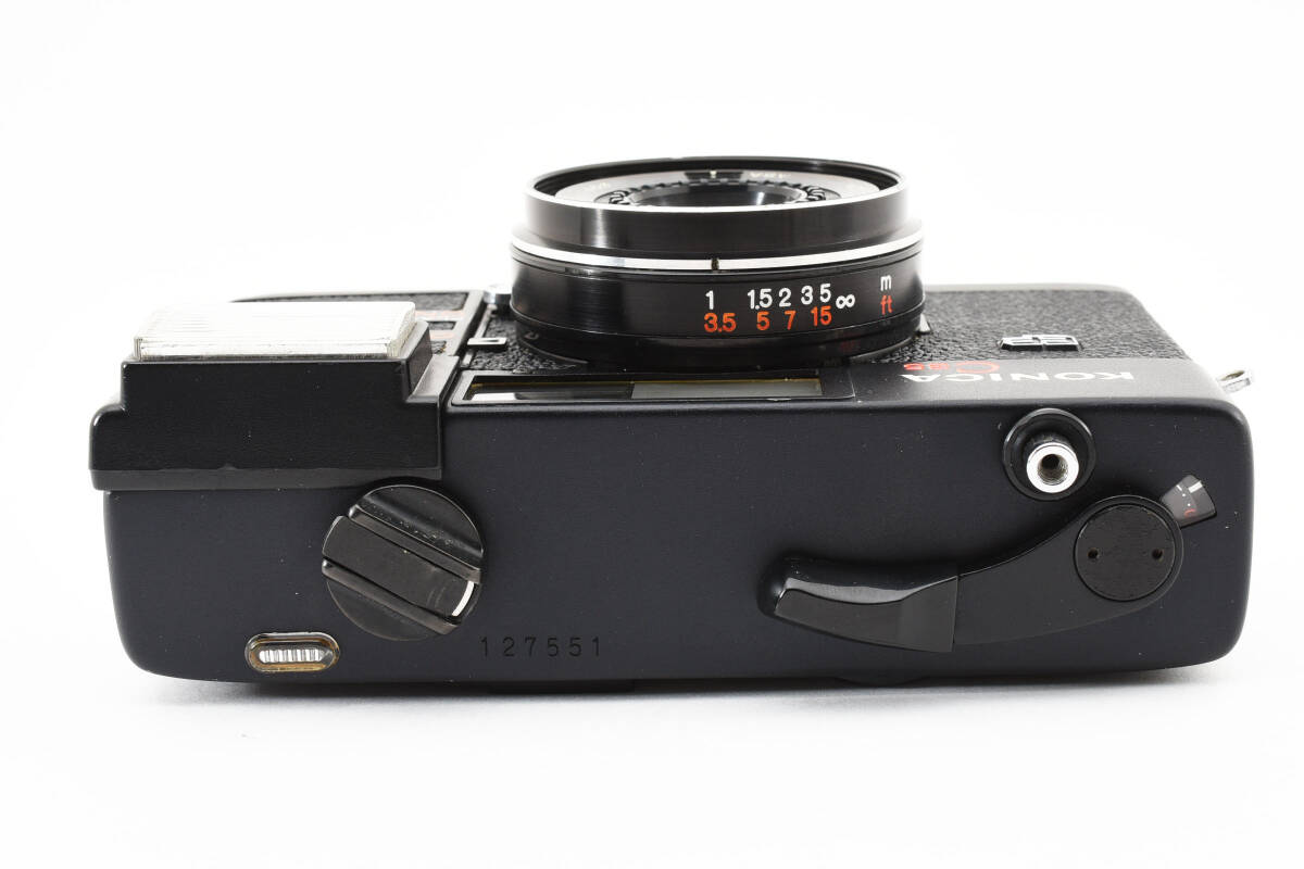 [並品] Konica C35 EF 38mm f2.8 コニカ 35mm フィルム コンパクト カメラ オートフォーカス 動作確認済み_画像3