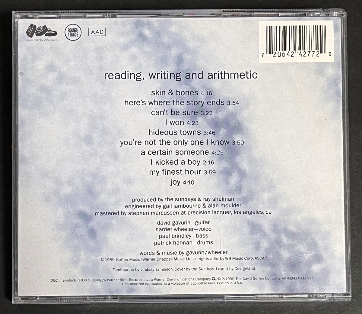 CD The Sundays Reading, Writing And Arithmeticの画像2