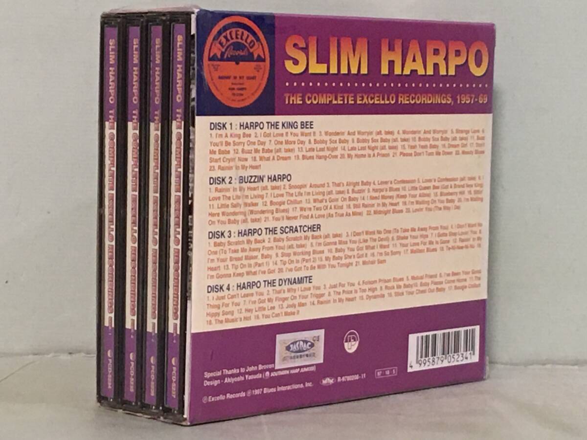 SLIM HARPO スリム・ハーポ / ザ・コンプリート・エクセロ・レコーディングス　　国内盤CD4枚組ボックス_画像4