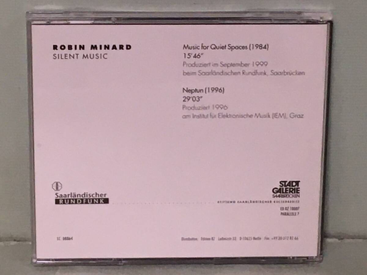 ROBIN MINARD / SILENT MUSIC　　　ドイツ盤CD_画像2