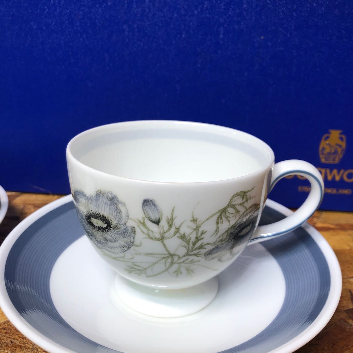 WEDGWOOD ウェッジウッド グレンミスト ティーカップ　カップ ソーサー GLENMIST ペア _画像2