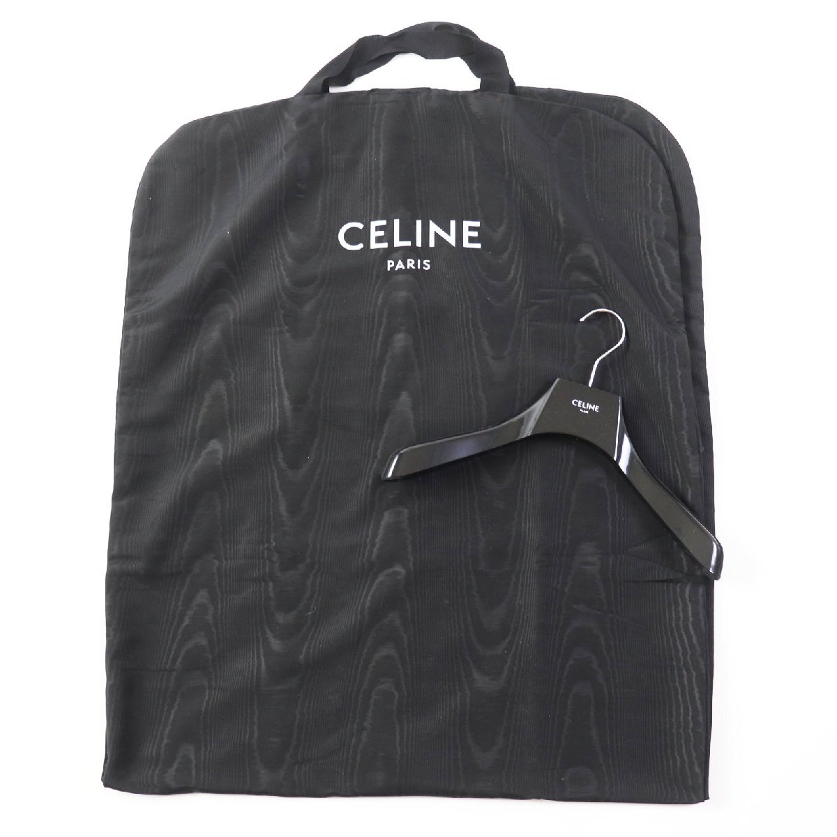 極美品◎CELINE セリーヌ 2M6816700 ピュアカシミヤ ダブルフェイスコート ネイビー 38 ハンガー・ガーメント付き 伊製 正規品 レディース_画像6