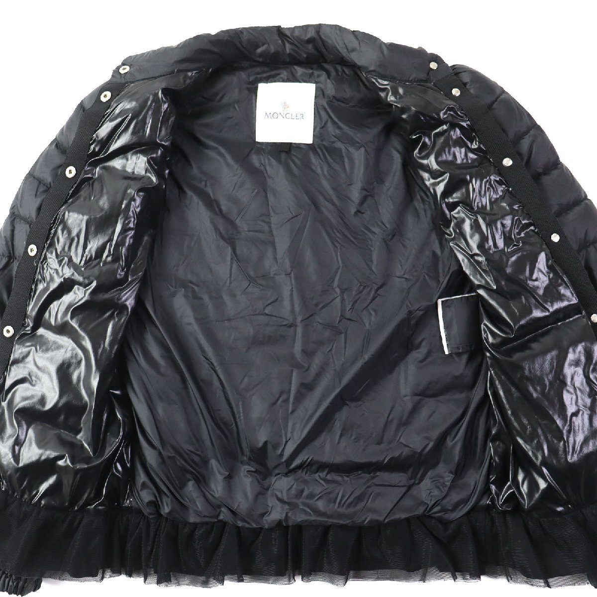 美品△MONCLER S モンクレール Sacai サカイ 53048 SAKI サキ 裾 美品△MONCLER S モンクレール Sacai サカイ 53048 SAKI サキ 裾