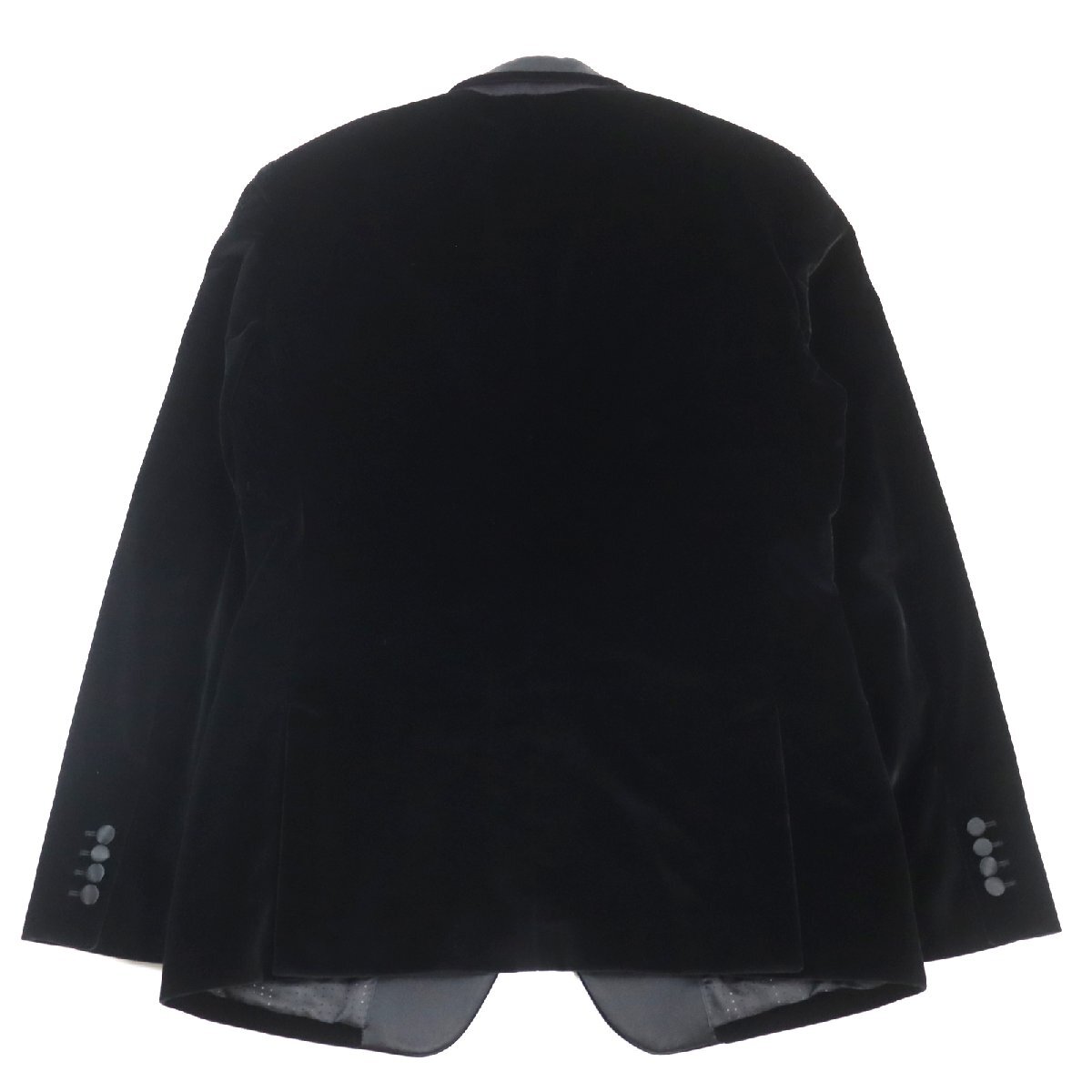  прекрасный товар 0 Dolce & Gabbana TAORMINA SICILIA линия шелк . чёрный бирка велюр одиночный tailored jacket чёрный 52 сделано в Италии стандартный товар мужской 