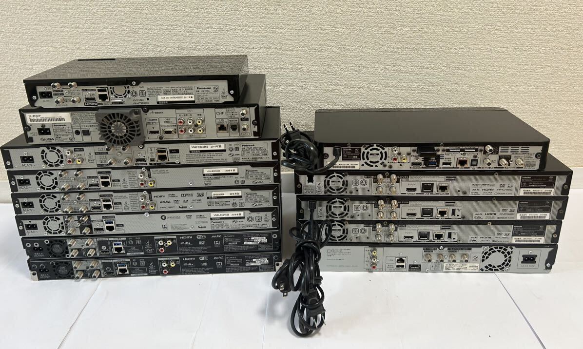 ブルーレイ・ディスクレコーダー　デジタルチューナー13台大量まとめPanasonic UT-TD6S DMR-BRW SONY BDZ-ZT1500 TOSHIBA D-M470 SHARP_画像6
