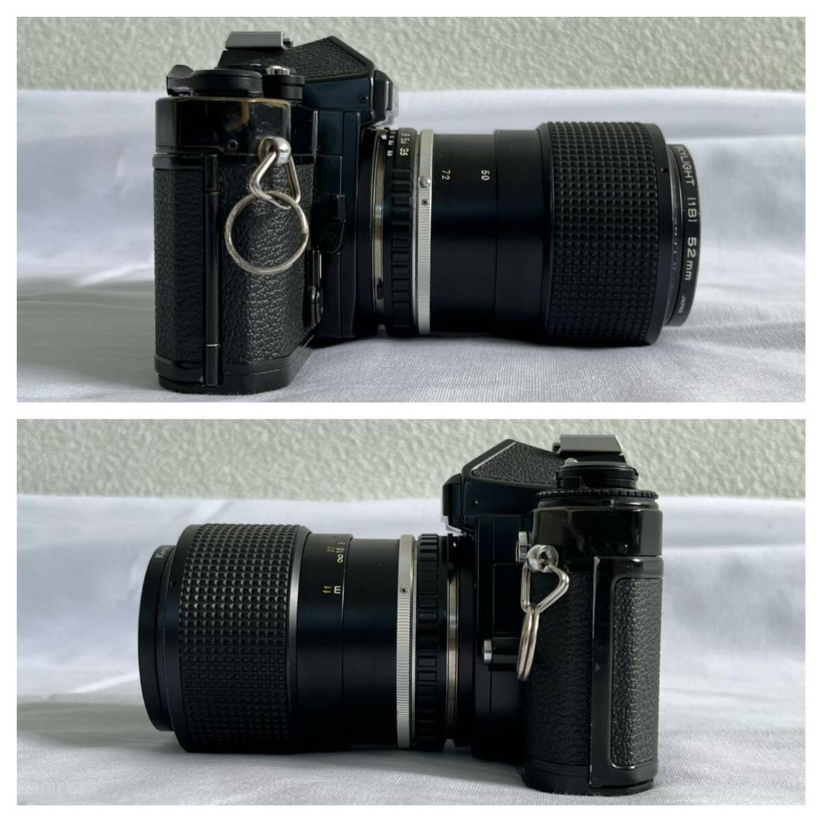 Nikon フィルムカメラ 一眼レフカメラ ニコン ブラック ボディ レンズ SERIES E ZOOM 36-72mm 1:3.5 カメラ マニュアルの画像3