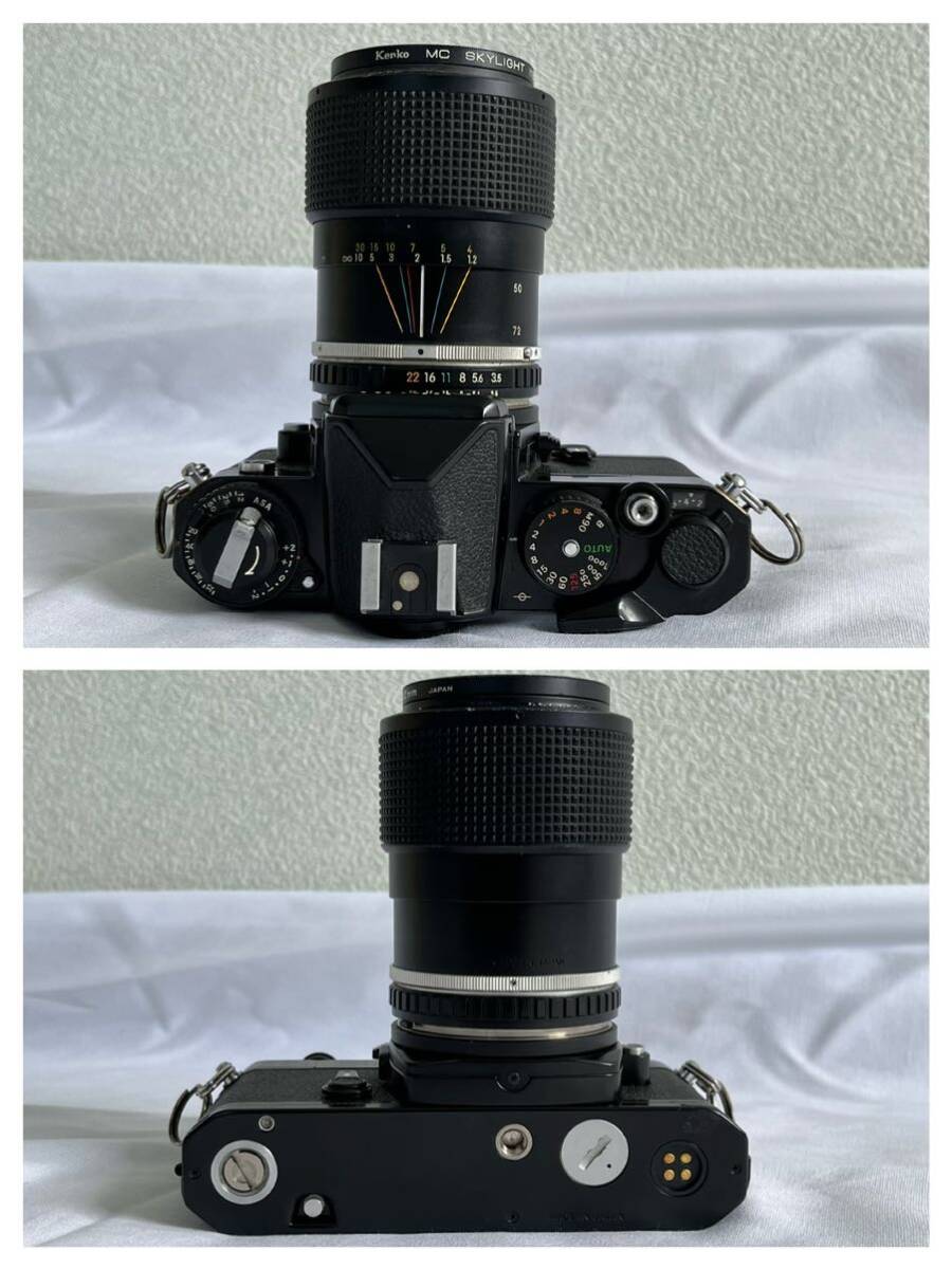 Nikon フィルムカメラ 一眼レフカメラ ニコン ブラック ボディ レンズ SERIES E ZOOM 36-72mm 1:3.5 カメラ マニュアルの画像4