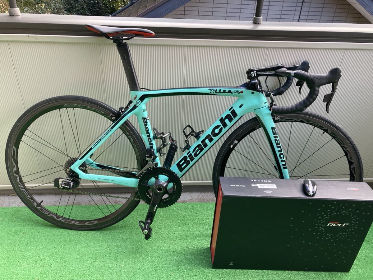 Bianchi OLTRE XR4 2018年　(リムブレーキモデル) ★ホイール無し★SRAM RED11s etap パワーメーター付き(garminベクター3両側計測)_画像1