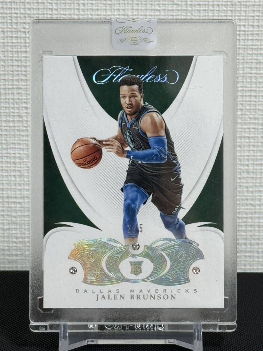 ★5枚限定★ 2018 PANINI FLAWLESS JALEN BRUNSON TRIPLE DIAMONDの画像1