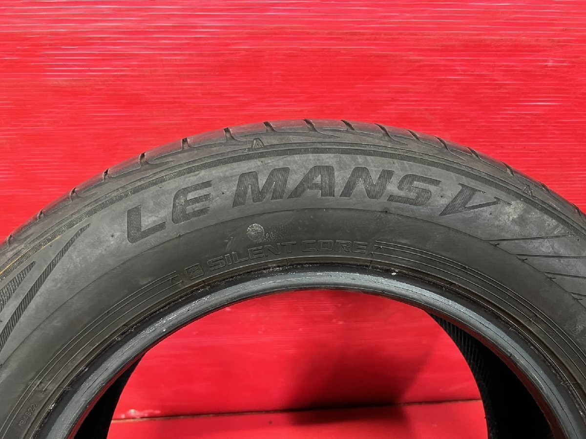 【送料無料】中古サマータイヤ 215/60R16 2016年↑ 7分山↑ DUNLOP LE MANS V 4本SET【45340633】_画像3