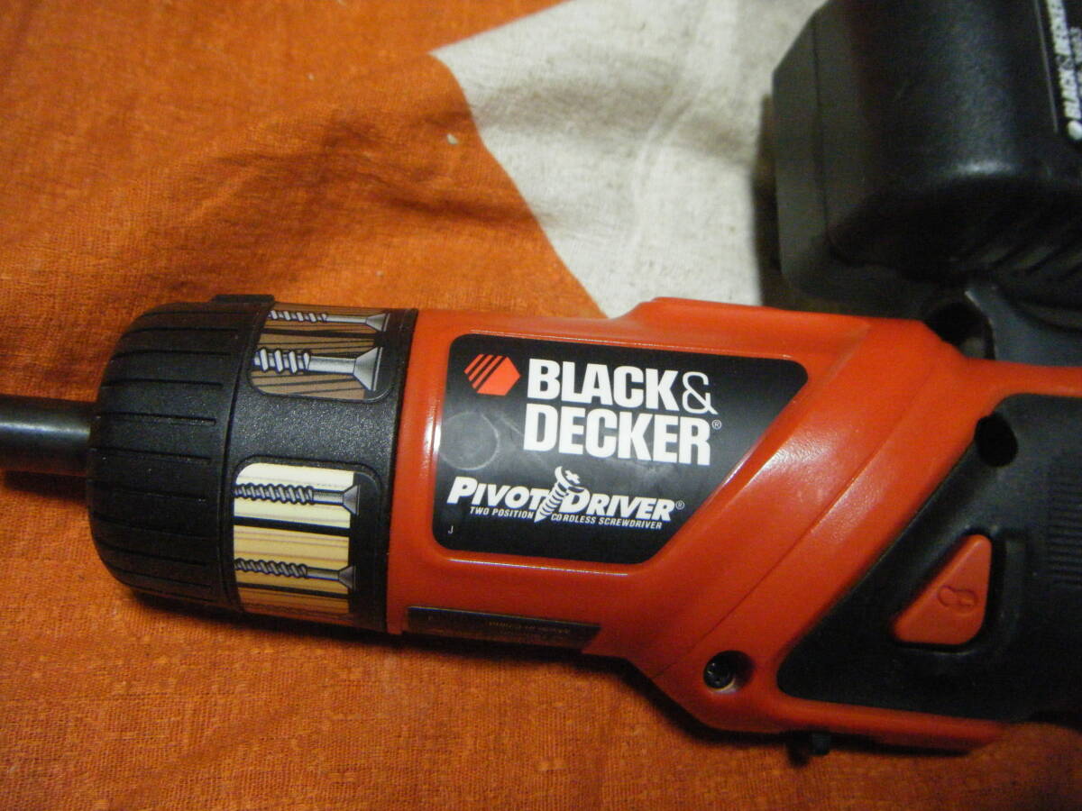 ●ブラックアンドデッカー　Black&Decker 2014年製 ツイストドライバーPLR36C TYPE JP01●_画像2