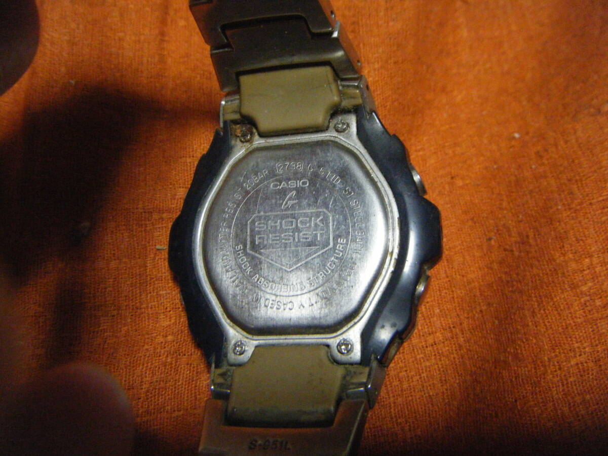 ●CASIO カシオ G-SHOCK Gショック コックピット G-511D クォーツ アナデジ メンズ 腕時計●の画像5