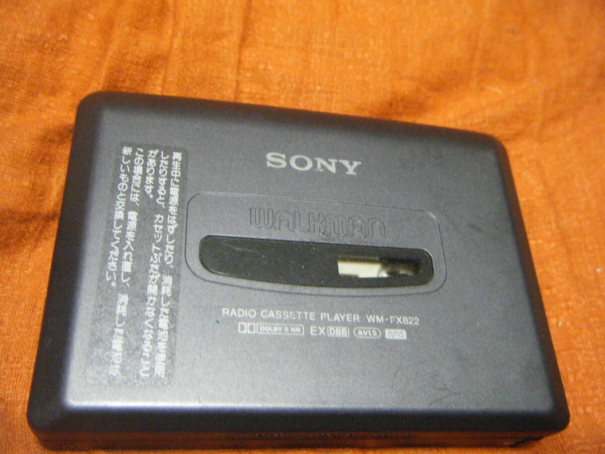 *SONY Sony кассета Walkman WM-FX822 б/у корпус не проверка Junk *