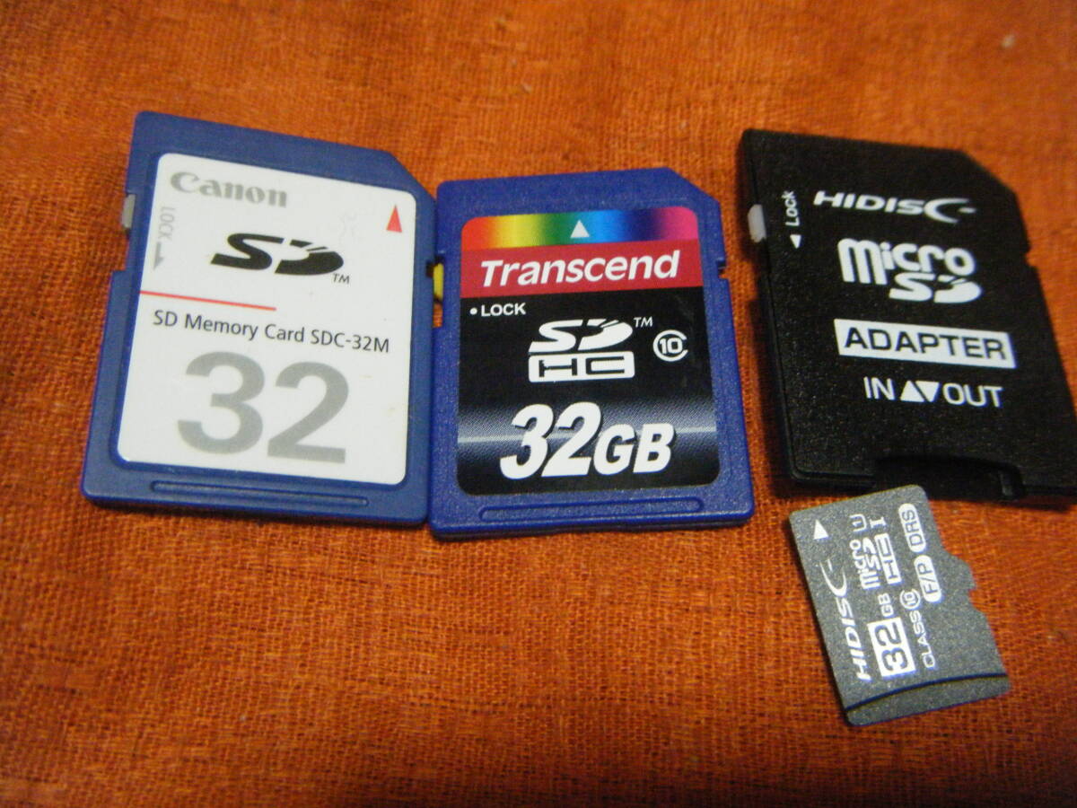 ●SDHCメモリーカード 32GB 8GB/SDカード 32MB/マイクロSDカード 32GB●の画像2