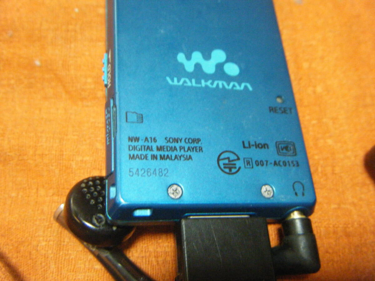 ●SONY WALKMAN Aシリーズ NW-A16 32GB ブルー●_画像5