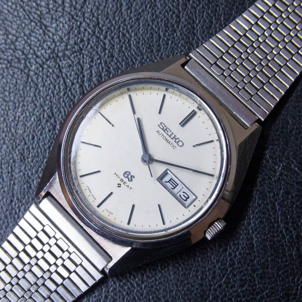 古腕時計 Seiko セイコー 56GS 自動巻 裏蓋替わってます