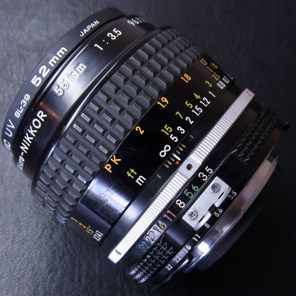古カメラ用レンズ Nikkor 2.8/28mm と 3.5/55mm の画像7