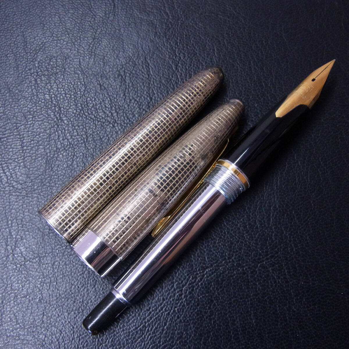 万年筆 Pilot Elite パイロット エリート Sterling Silver 銀_画像5