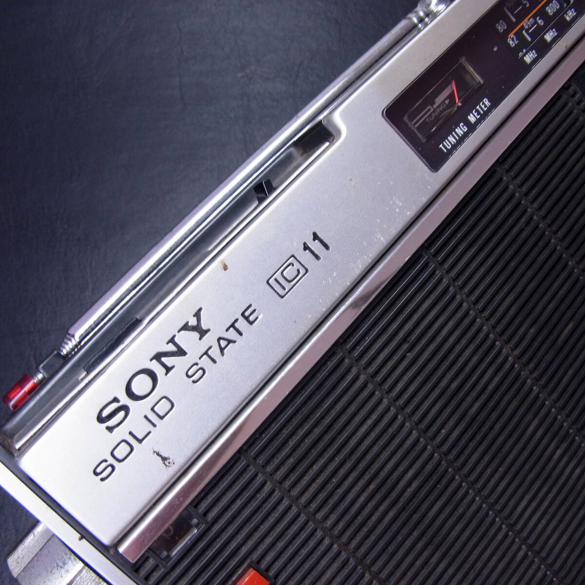 古ラジオ 3バンド Sony ソニー ICF 110 ソリッドステート IC11 の画像8