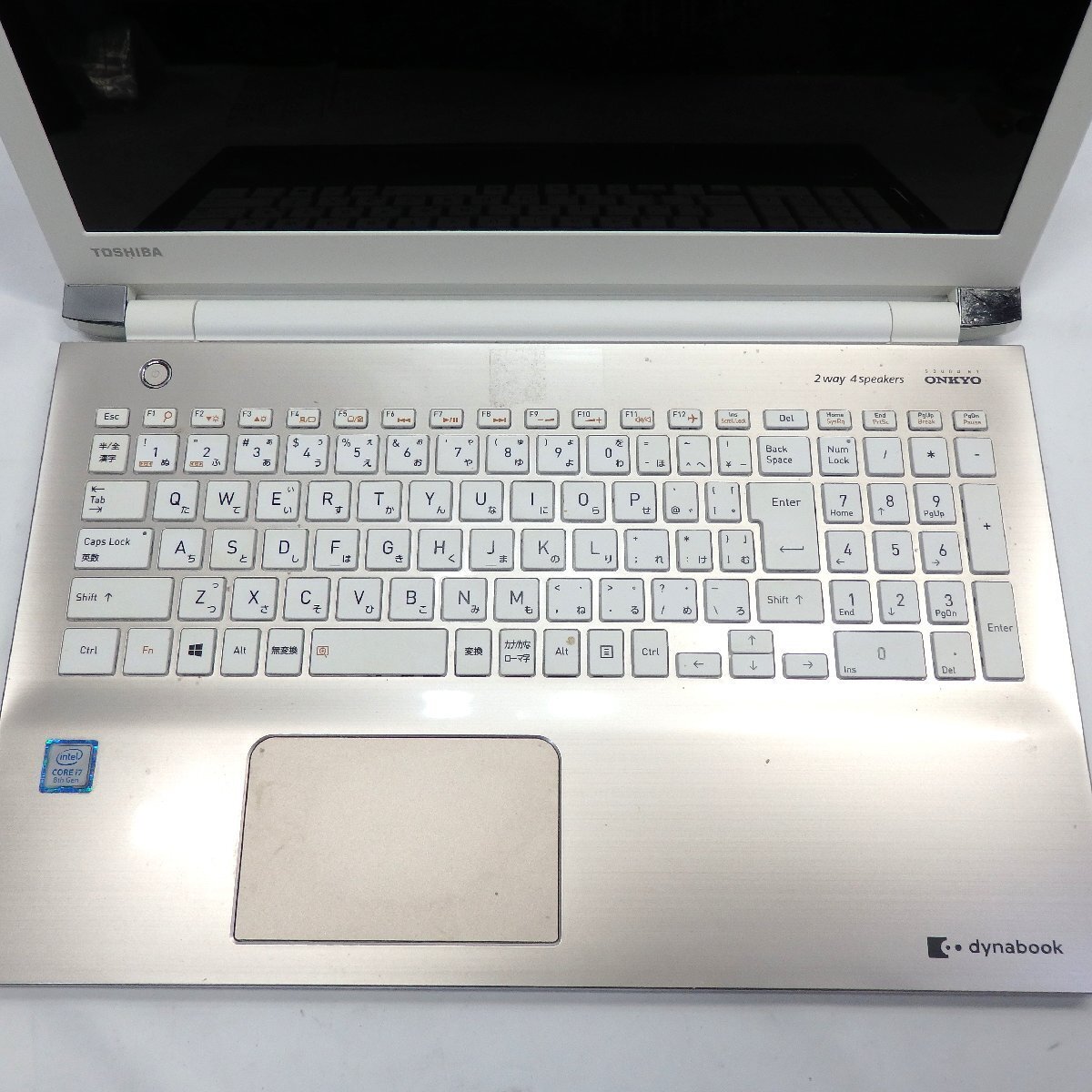 1円～TOSHIBA Dynabook P1-T6KP-EG P1T6KPEG Core i7-8550U 1.8GHz/4GB/HDD1TB/DVDマルチ/15インチ/OS無/動作未確認/AC無【大阪出荷】の画像3