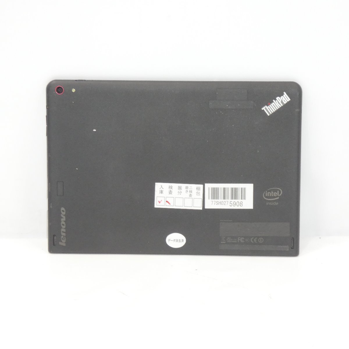 1円～ Lenovo ThinkPad 10 Atom x7-Z8700 1.6GHz/4GB/フラッシュメモリ62GB/10インチ/OS無/動作未確認【栃木出荷】の画像2