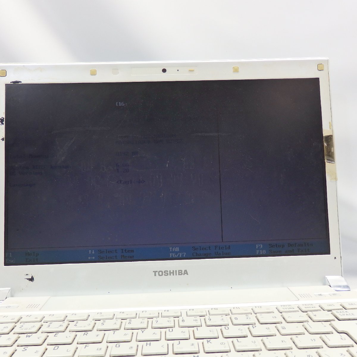 1円～【ジャンク】TOSHIBA DynaBook R732/W37H Core i5-3230M 2.6GHz/8GB/HDD1TB/DVDマルチ/13インチ/OS無/AC無【栃木出荷】の画像2