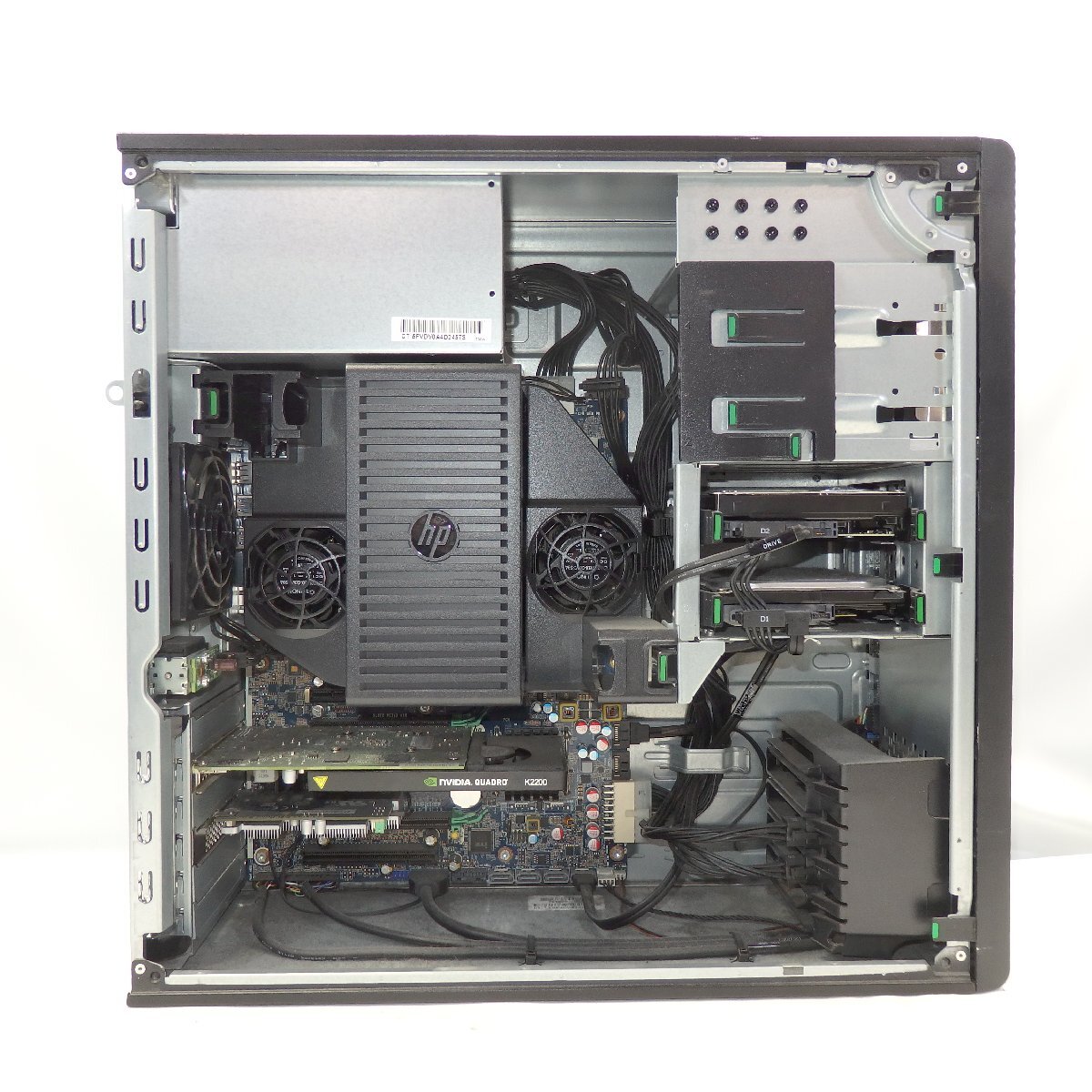 1円～【ジャンク】HP Z440 Workstation Xeon E5-1620 v3 3.5GHz/64GB/SSD256GB+HDD3TB+HDD1TB/Quadro K2200/OS無/動作未確認【同梱不可】の画像4