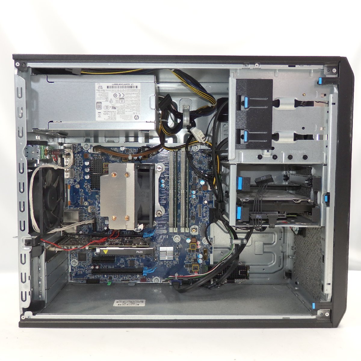 1円～ HP Z2 Tower G4 Workstation Xeon E-2124G 3.4GHz/16GB/SSD256GB+HDD2TB/DVD/Quadro P620/OS無/動作未確認【同梱不可】の画像3