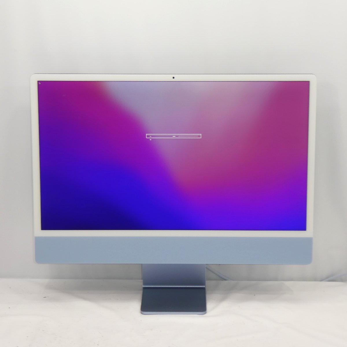 Apple iMac 24インチ M1 2021 Apple M1/8GB/SSD512GB/Mac OS Monterey/ブルー【同梱不可】の画像1