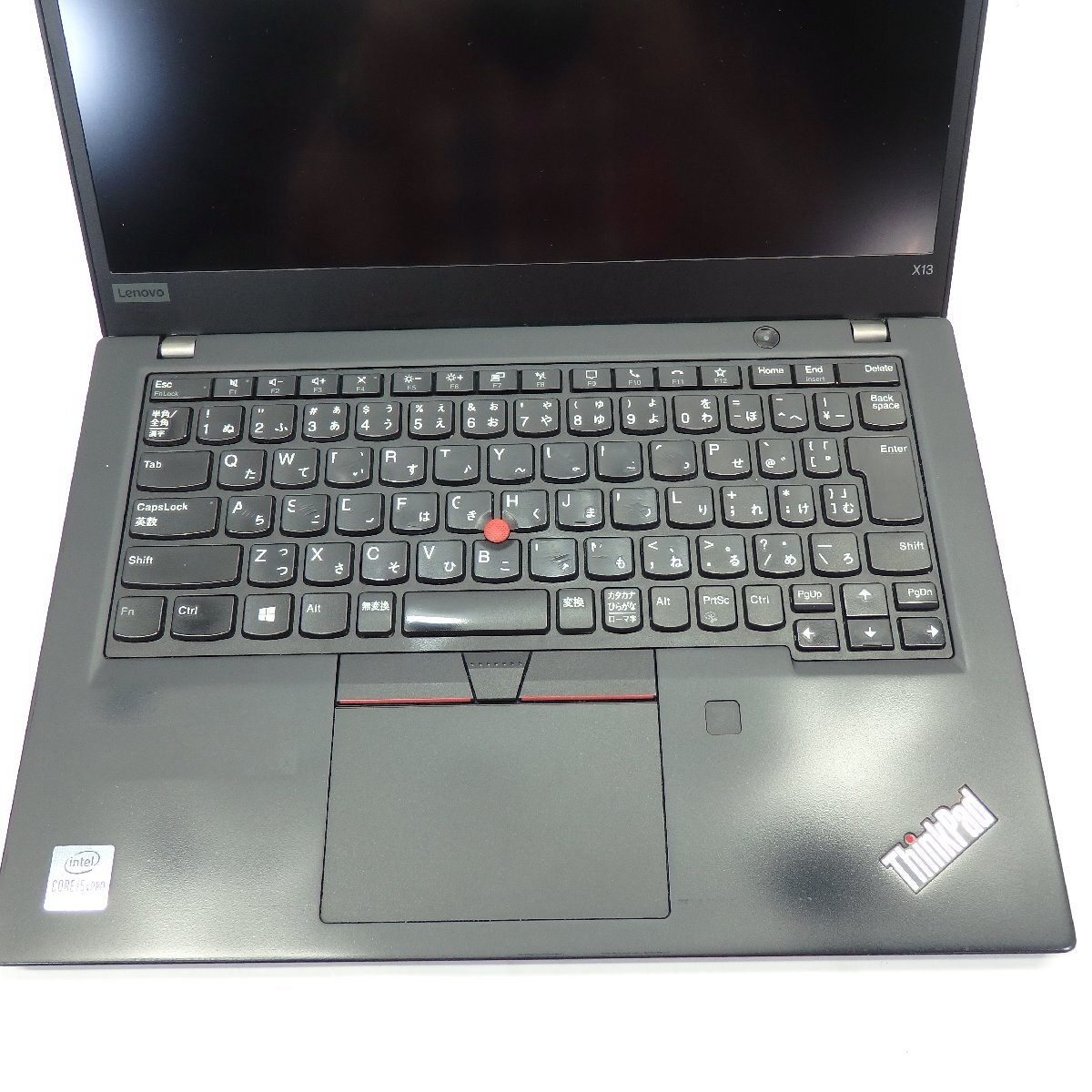 1円～ Lenovo ThinkPad X13 Core i5-10310U 1.7GHz/8GB/SSD256GB/13インチ/OS無/動作未確認/AC無【栃木出荷】の画像2