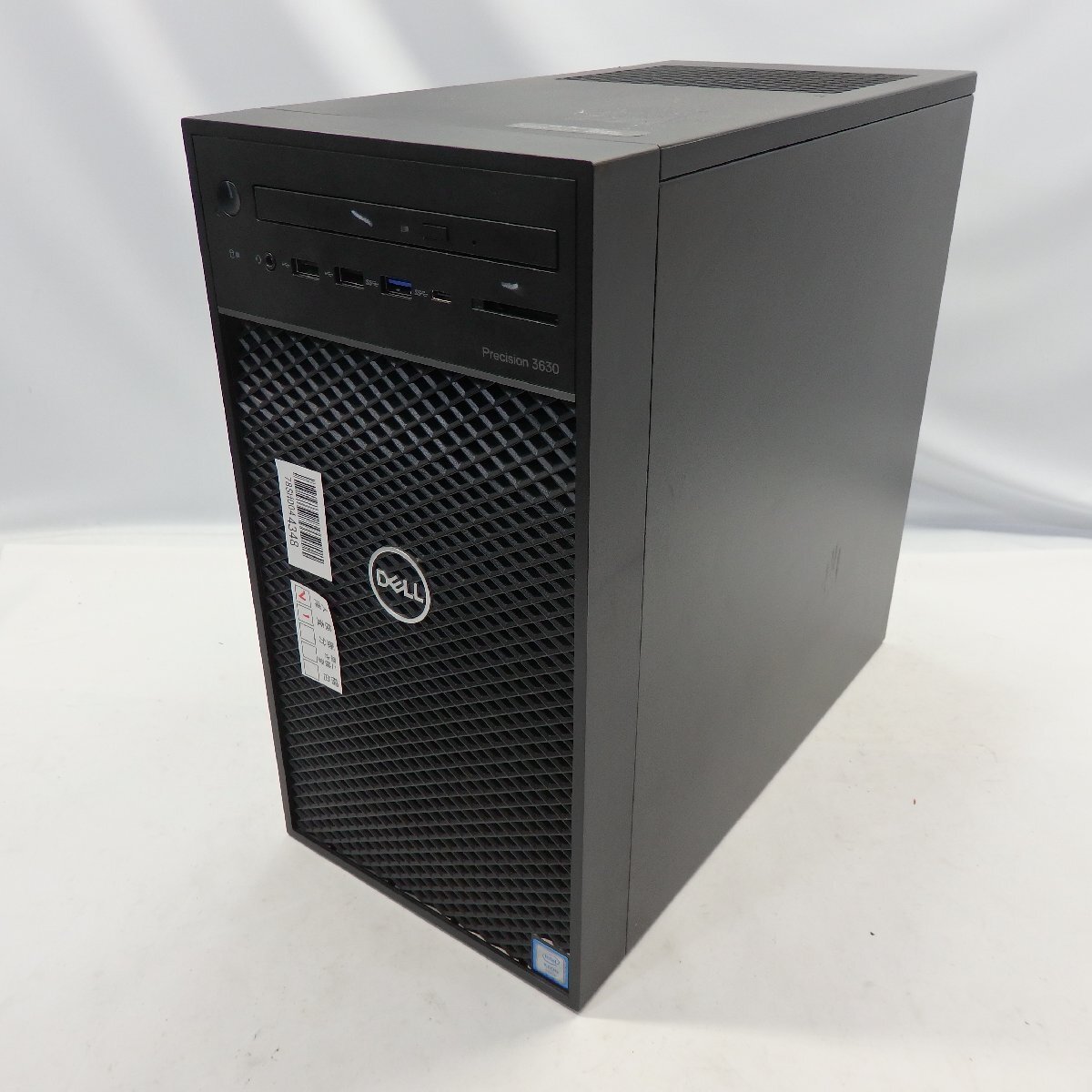 1円～ DELL Precision 3630 Tower Xeon E-2124 3.3GHz/8GB/SSD512GB/DVDマルチ/Quadro P620/OS無/動作未確認【同梱不可】の画像1