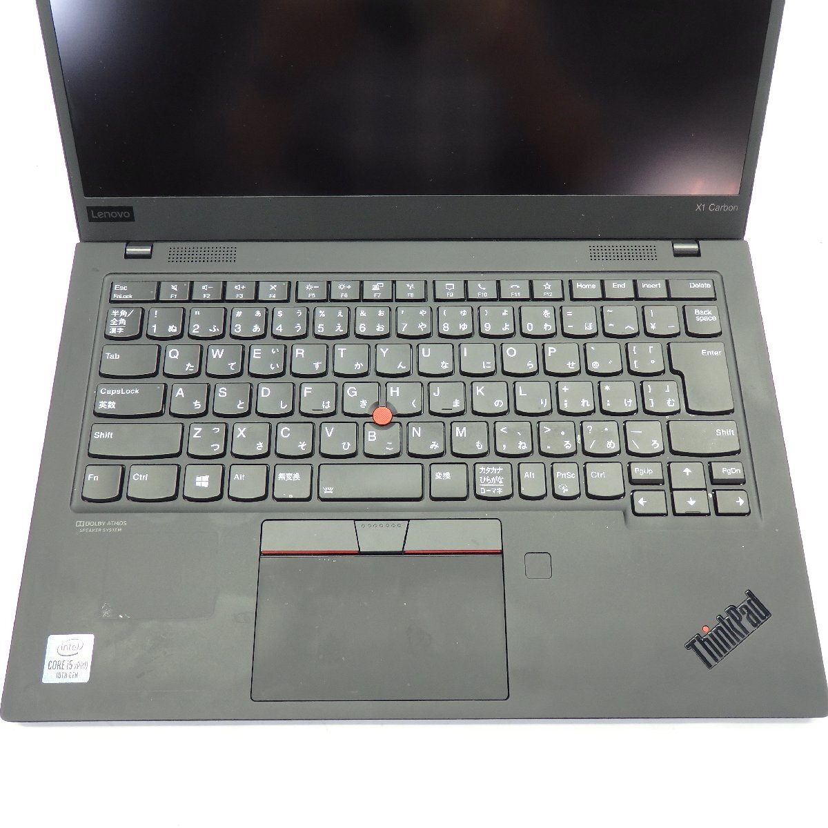 1円～Lenovo ThinkPad X1 Carbon Gen 8 Core i5-10310U 1.7GHz/16GB/SSD256GB/14インチ/OS無/動作未確認【栃木出荷】_画像2