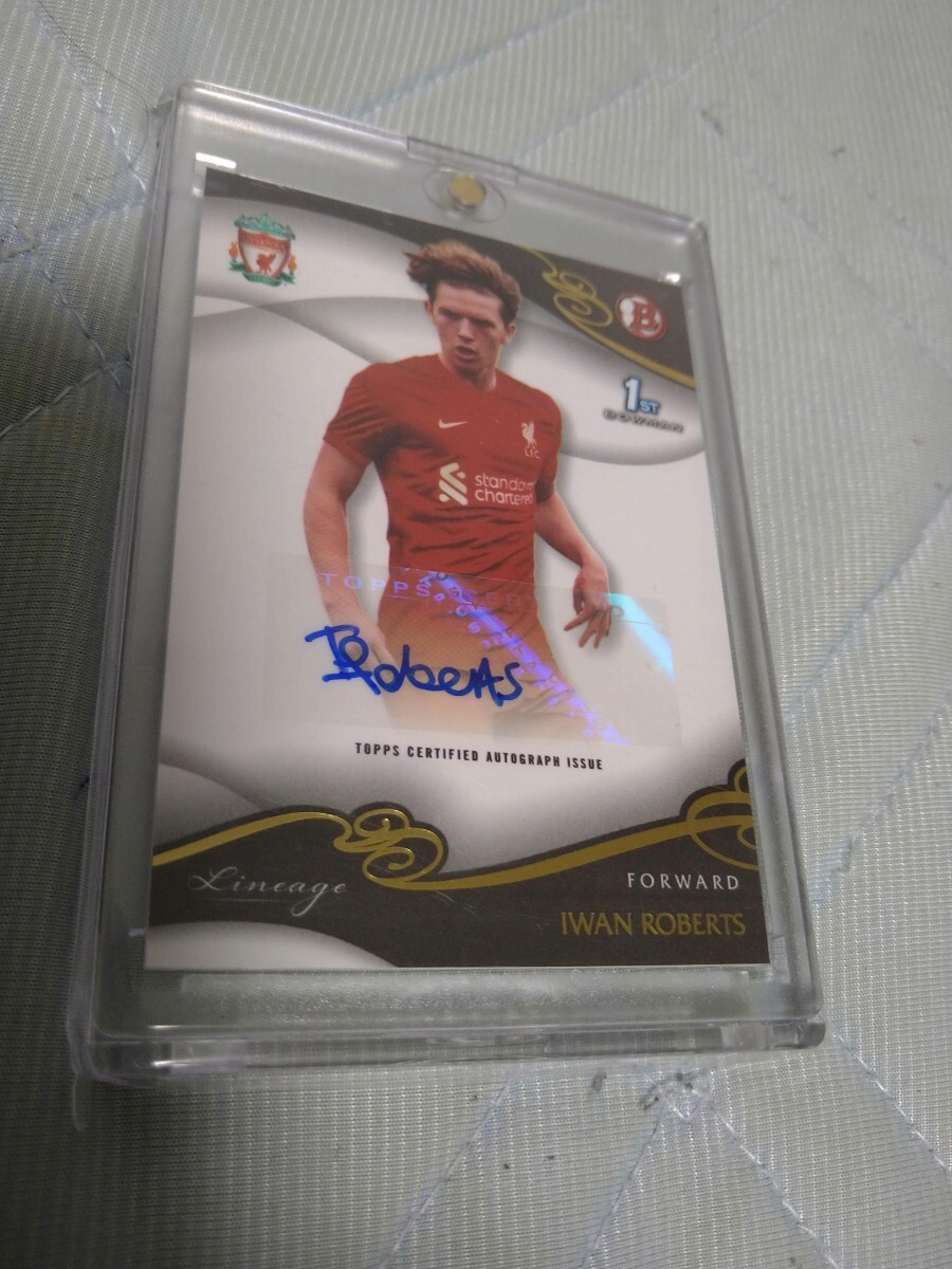 Topps Liverpool Lineage 2022-23 Soccer RC IWAN ROBERTSの画像1