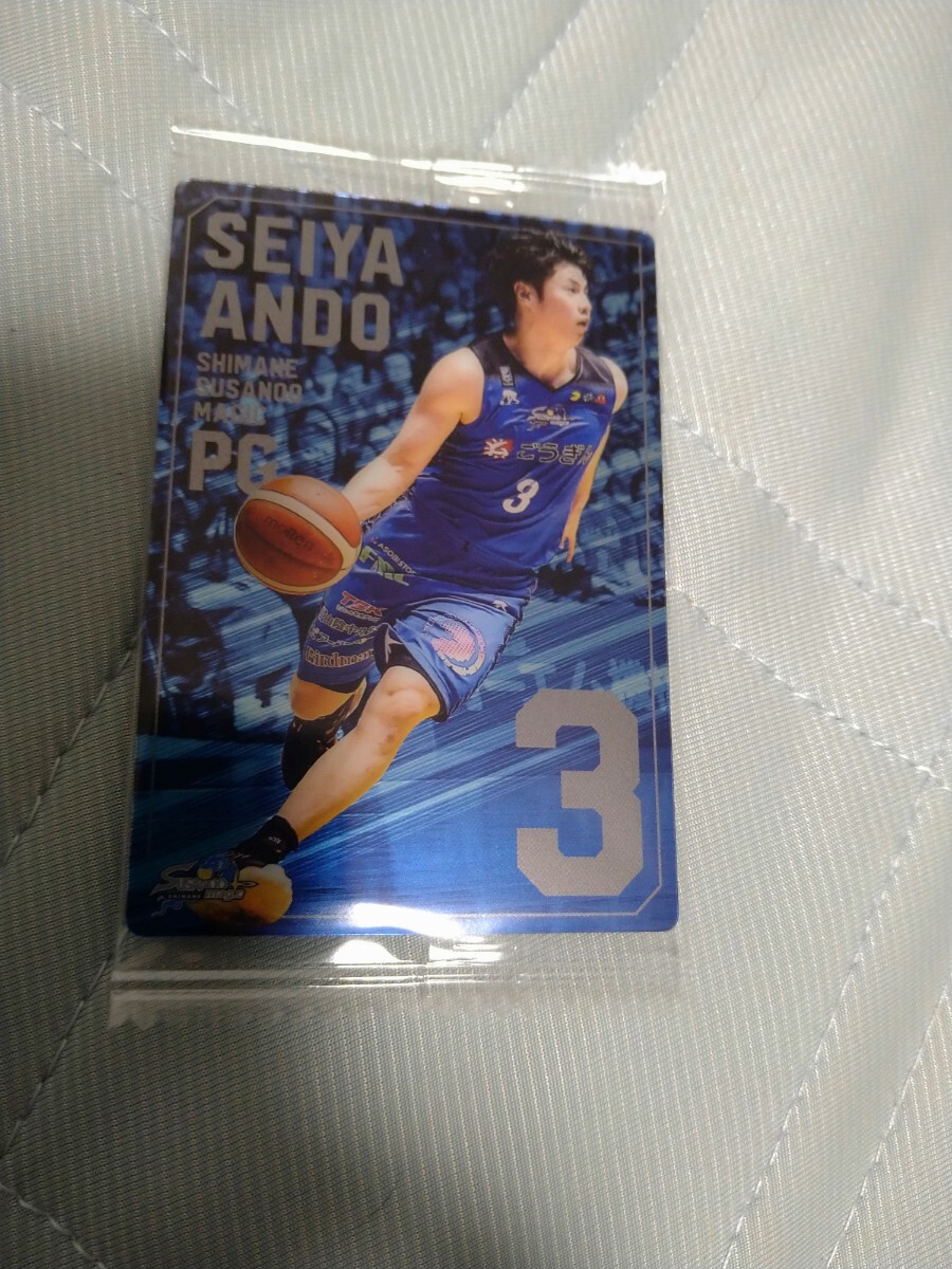 B.LEAGUE ツインウエハース レギュラーカード 安藤誓哉 島根スサノオマジックの画像1