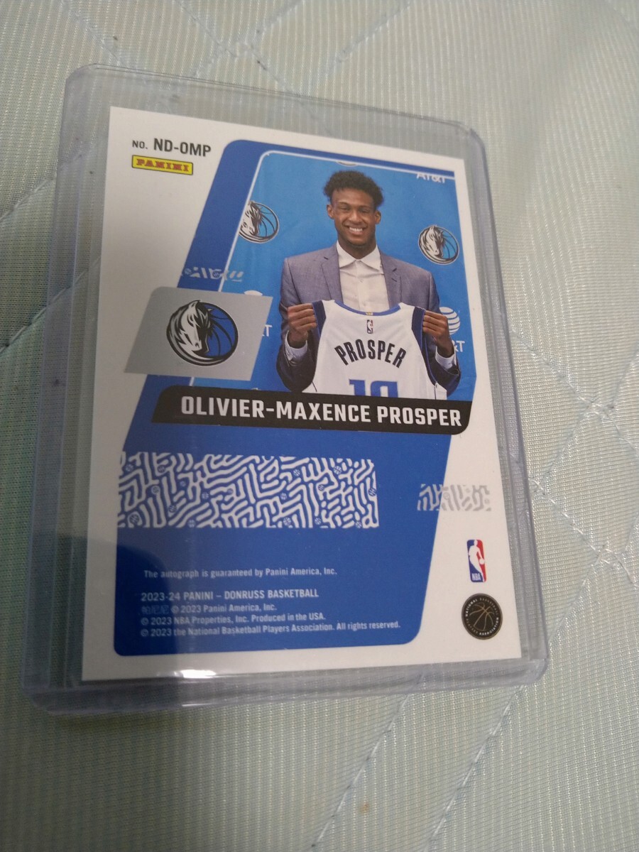2023-24 Donruss OLIVIER-MAXENCE PROSPER Next Day Auto ND-OMP Rookie RC_画像2