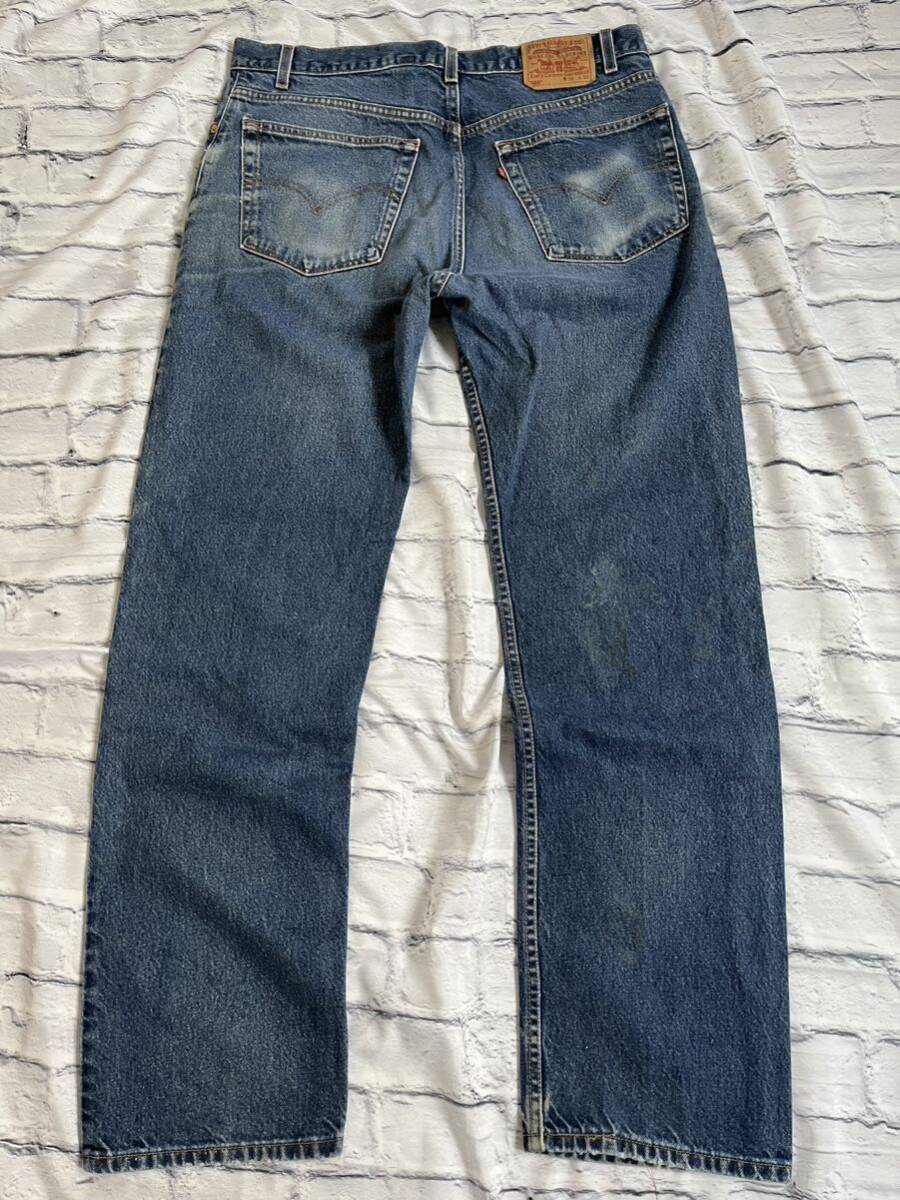  Levi's 505 Levi s American made regular strut jeans BIG38 -inch used ( tube NO117)