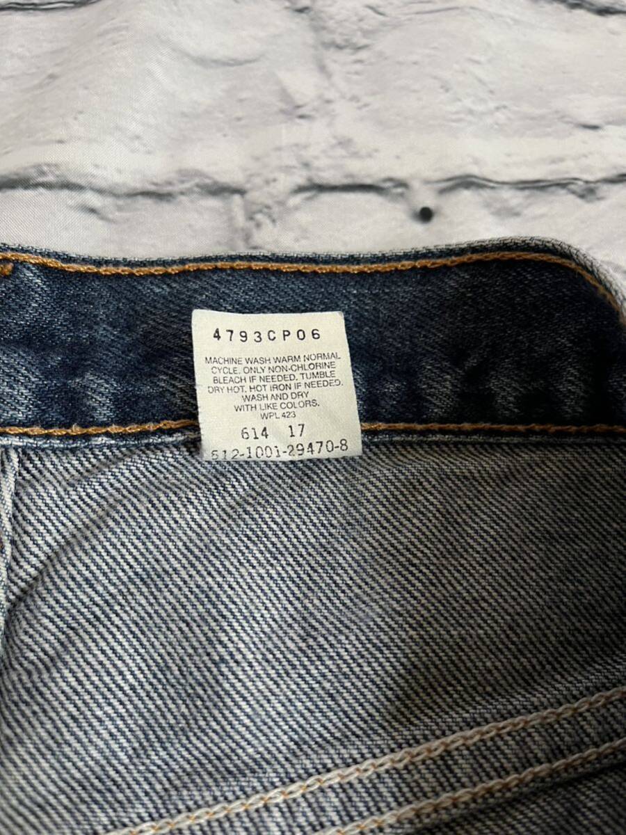  Levi's 505 Levi s American made regular strut jeans BIG38 -inch used ( tube NO117)