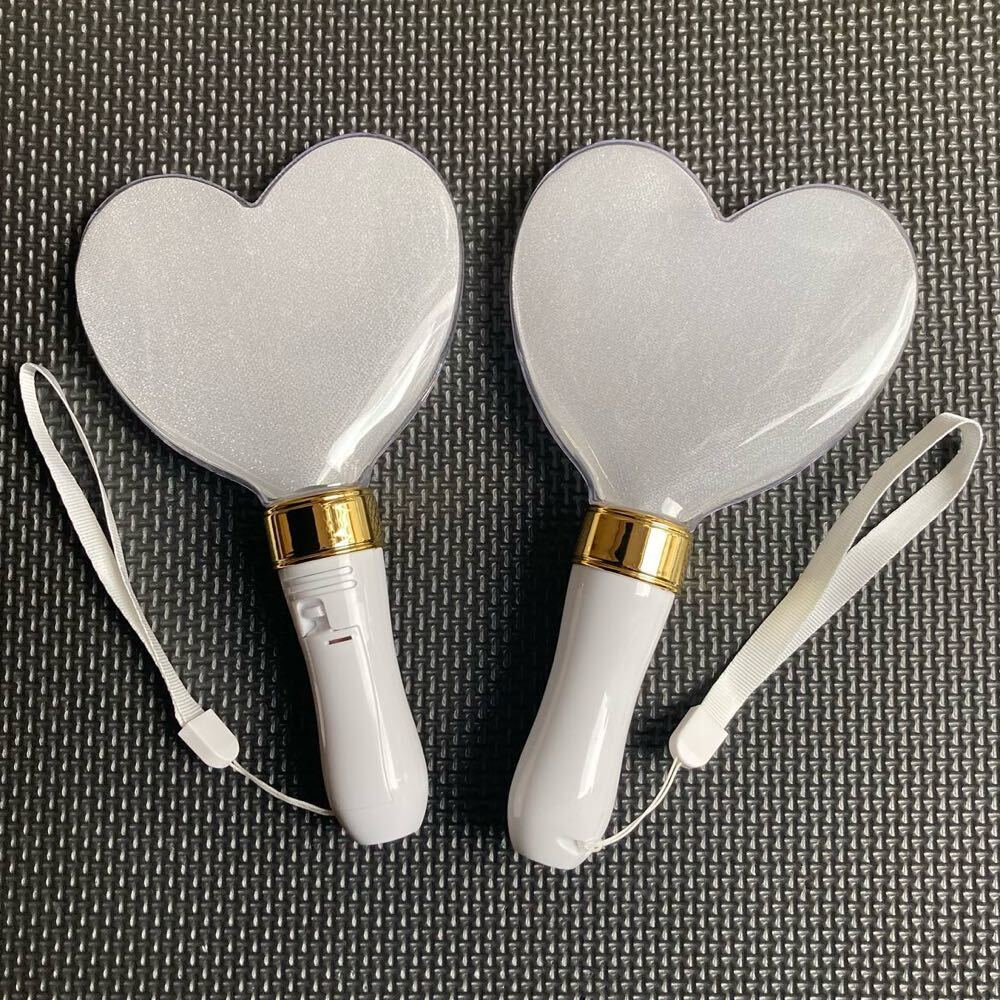 15 color. color change * Heart type LED penlight 2 pcs set 