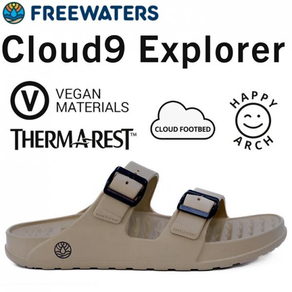 【送料無料】2024年モデル サンダル ストラップサンダル freewaters Cloud9 Explorer Unisex UO-010 TPE 日本代理店正規品 25cm_画像1